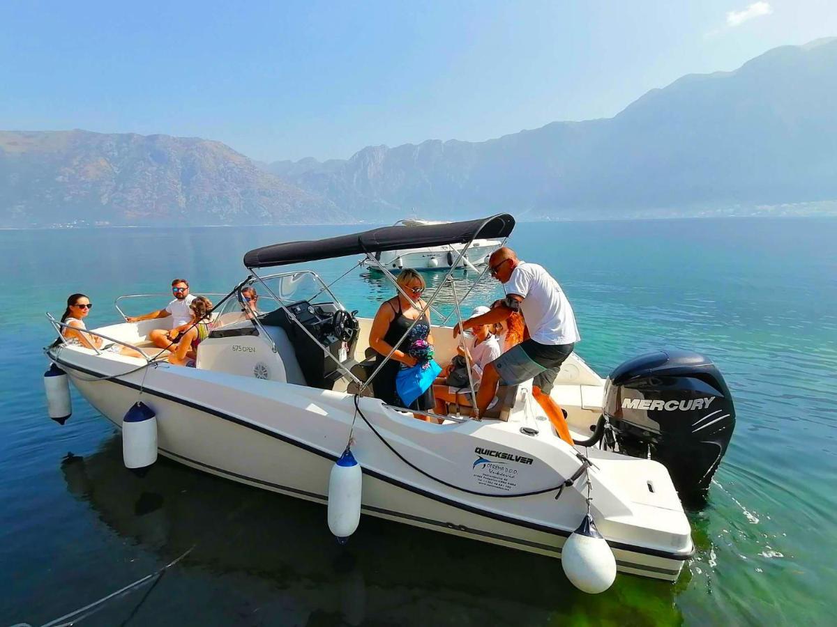 Bay Of Kotor View Apartment With Pool Prčanj Exterior foto